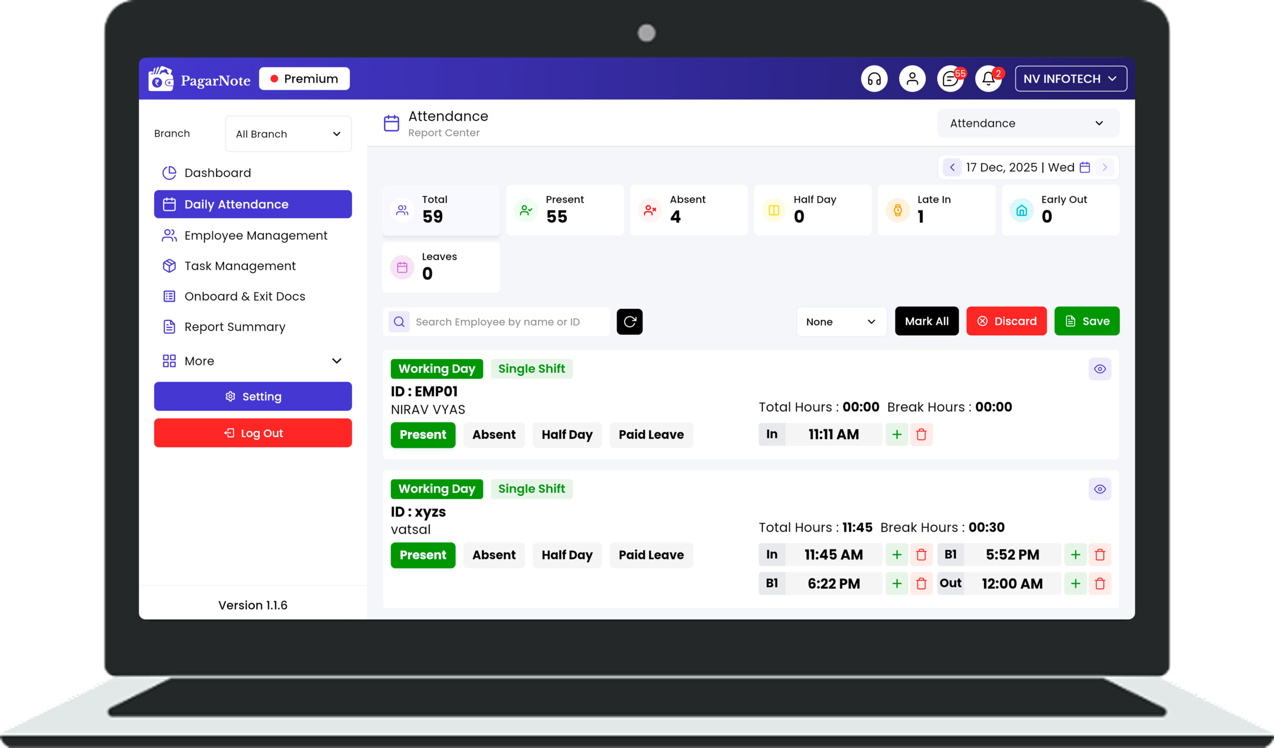 Attendance Management 