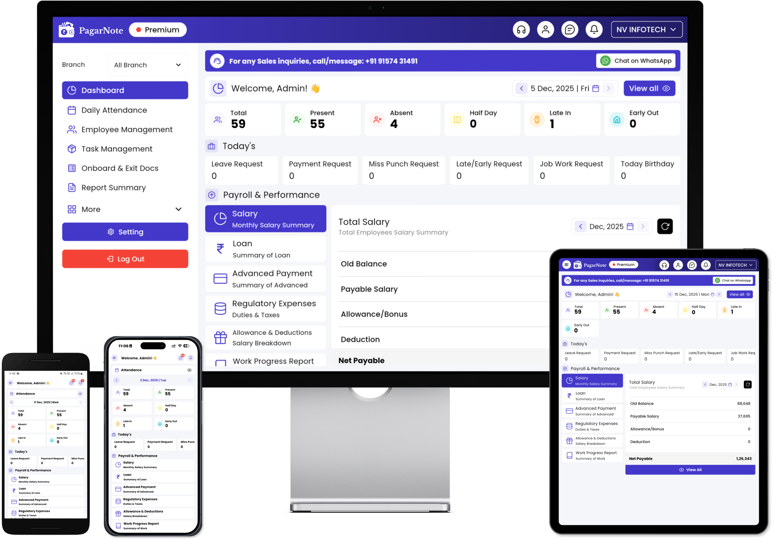 Android, IOS, Web App